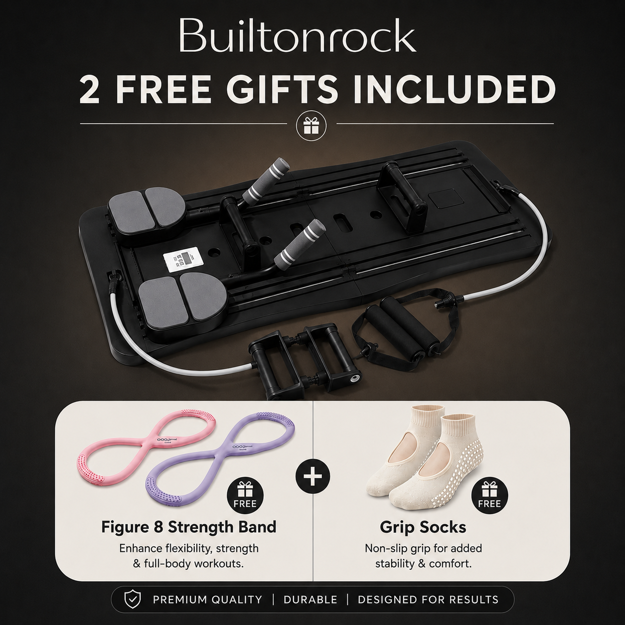 Pilates Reformer (2 Free Gift)