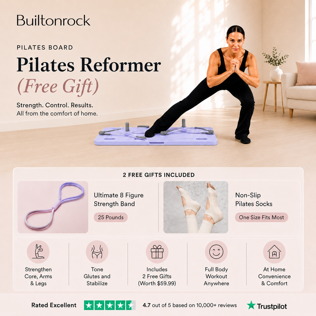 Pilates Reformer (2 Free Gift)