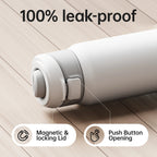 Stay Hydrated in Style: Fjbottle 710/950Ml Insulated Water Bottle with Magnetic Lid and Phone Mount for Outdoor Adventures